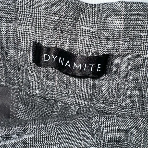 DYNAMITE BELTED & PLAID DRESS PANTS - SIZE US XS - Picture 9 of 9